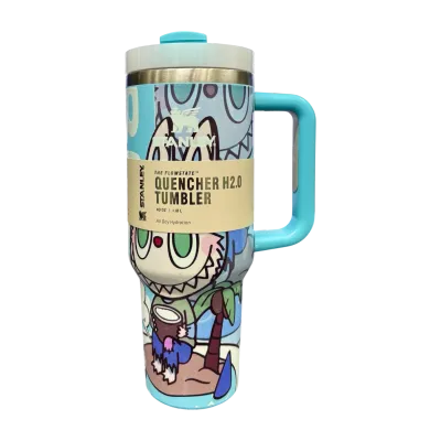 Stanley X Labubu 1200ml Limited Edition Tumbler - Turquoise Blue