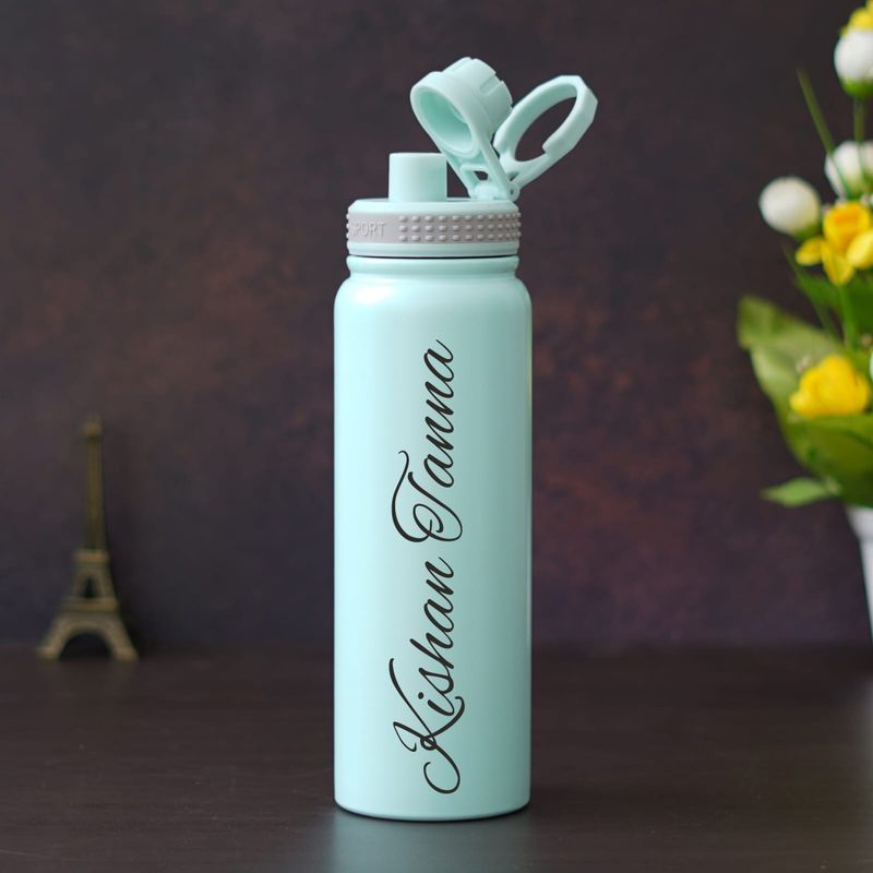 Light Green Vacuum Insulated Sipper Bottle (800ml)