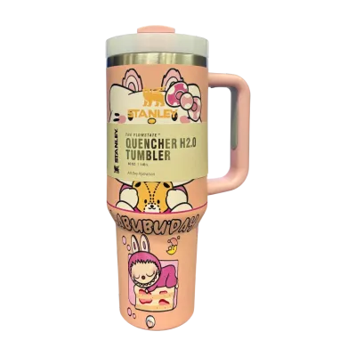 Stanley X Labubu 1200ml Limited Edition Tumbler - Baby Pink