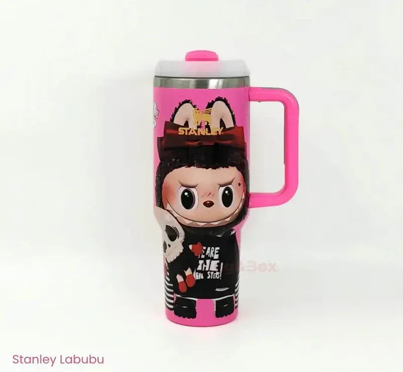Stanley X Labubu 1200ml Limited Edition Tumbler - Hot Pink