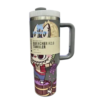 Stanley X Labubu 1200ml Limited Edition Tumbler - Grey