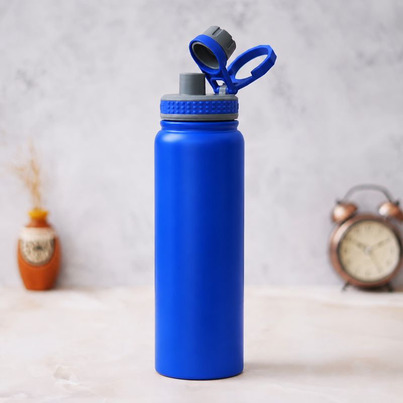 Blue Vacuum Insulated Sipper Bottle (800ml)