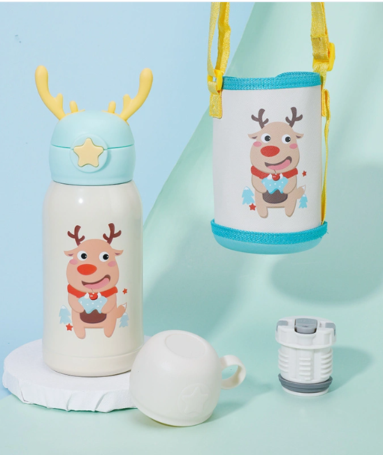 Customized Green Deer Sipper For Kids