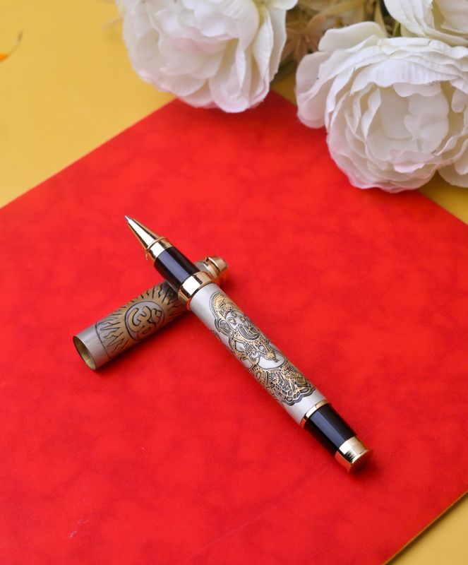 Personalised Lord Ganesha Etched Pen