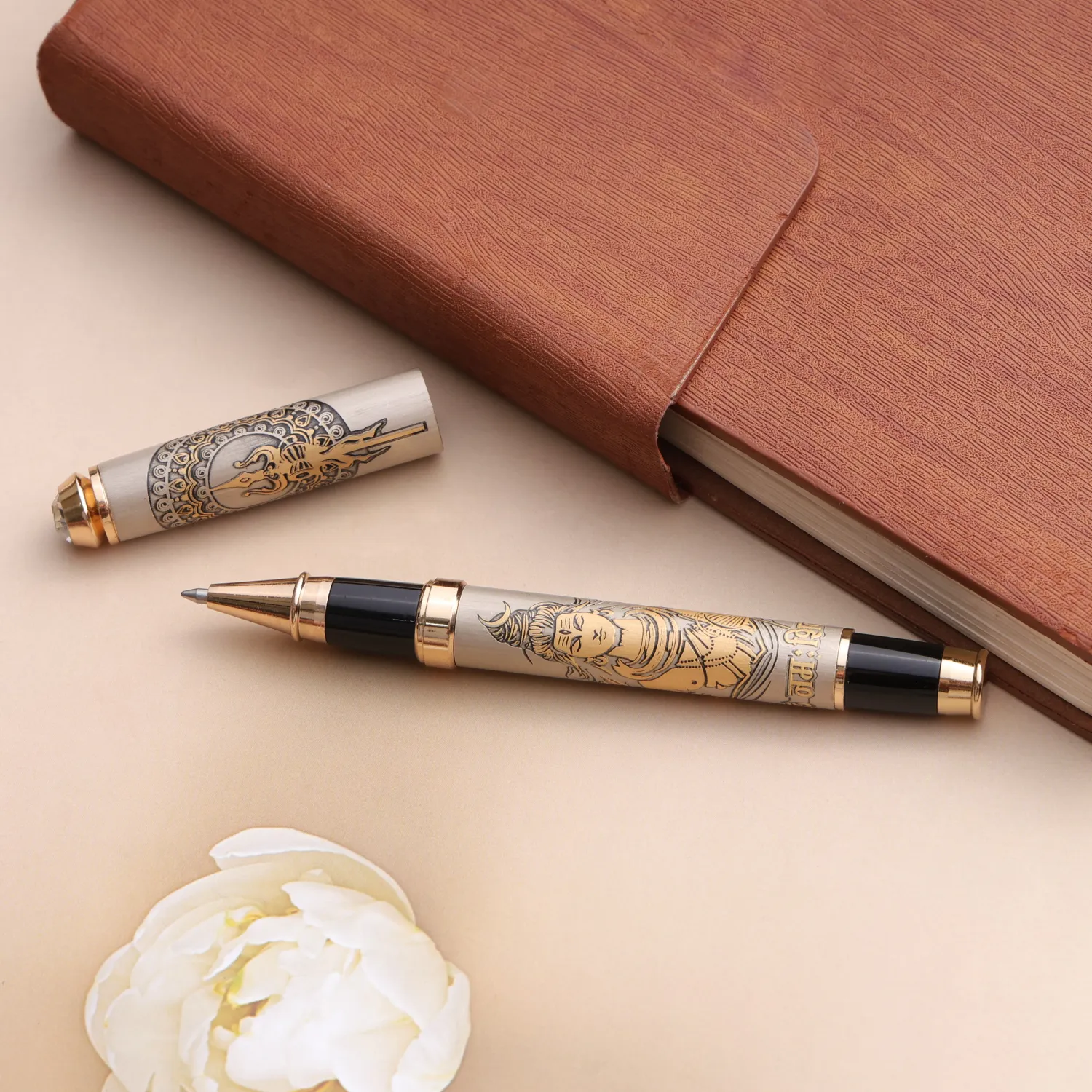 Customised Lord Shiva Etched Pen