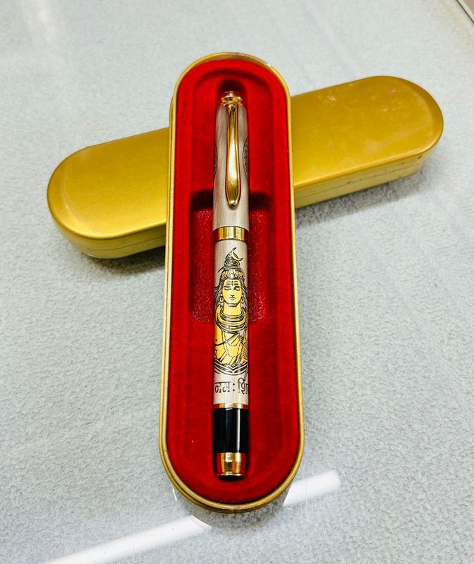 Customised Lord Shankar Mahadev Etched Pen
