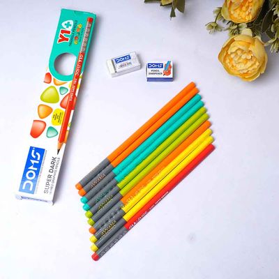 Personalized Pencil with Name - 30 Pencils (3 sharpener , 3 eraser)