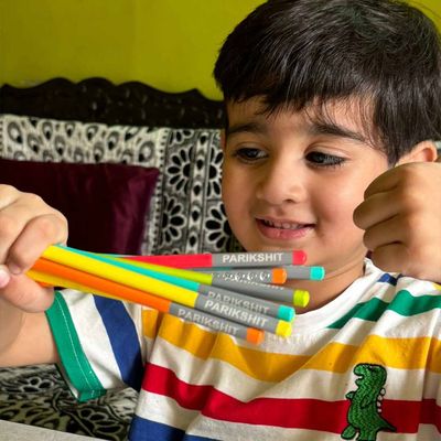 Personalized Pencil with Name - 30 Pencils (3 sharpener , 3 eraser)