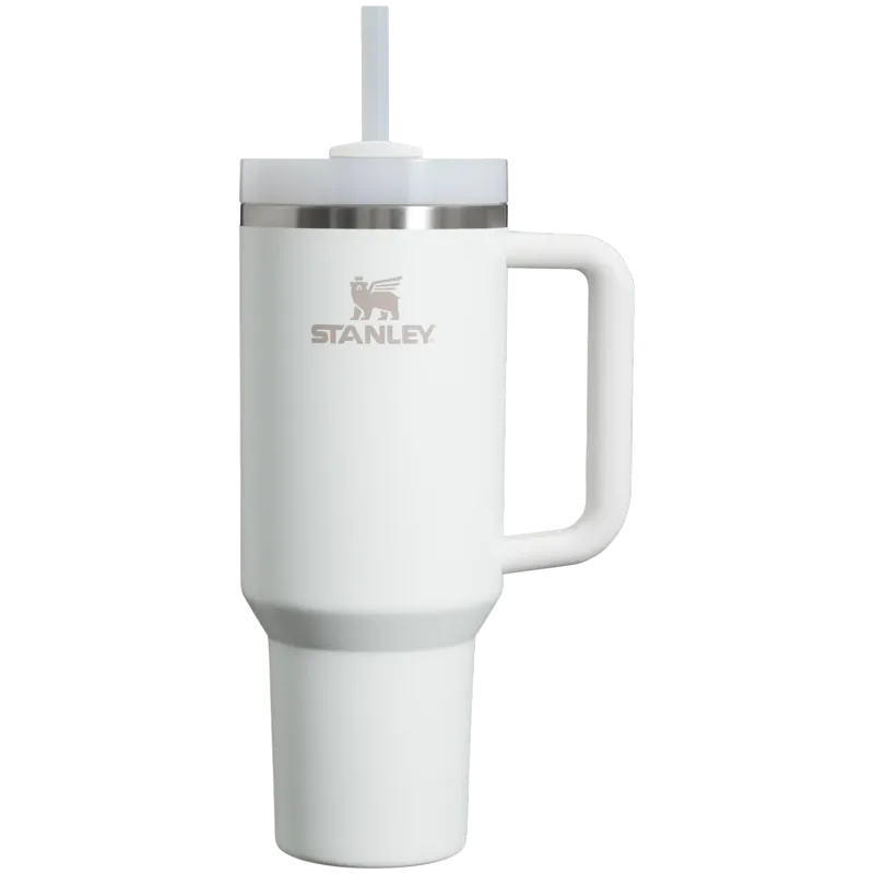 Personalized Stanley Quencher H2.0 Flowstate Tumbler - White Colour