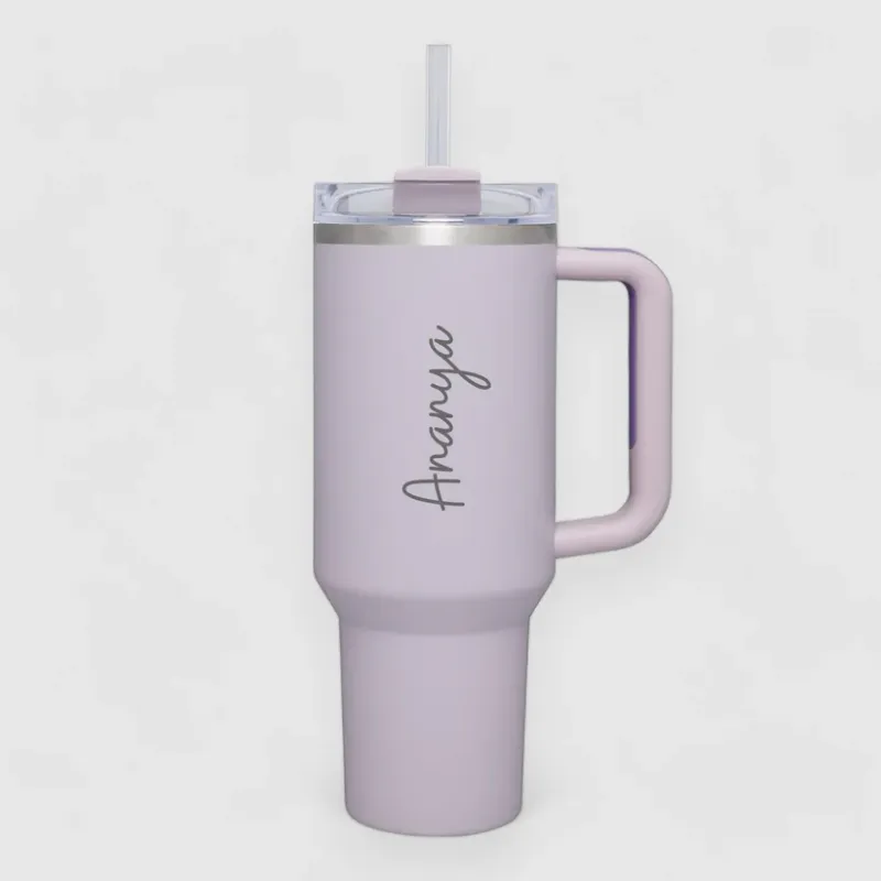 Personalized Stanley Quencher H2.0 Flowstate Tumbler - Lilac Purple