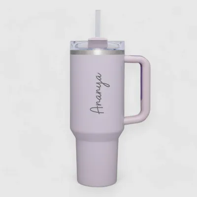 Personalized Stanley Quencher H2.0 Flowstate Tumbler - Lilac Purple