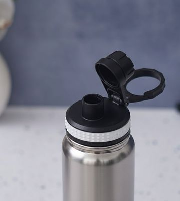 Silver Vacuum Insulated Sipper Bottle (800ml)
