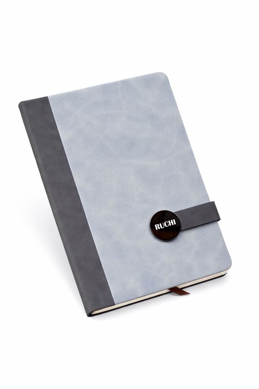 Personalized Executive Slate Diary - Urban Mist Colour