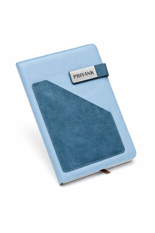 Personalized Terra Luxe Dairy  - Sky Blue Colour