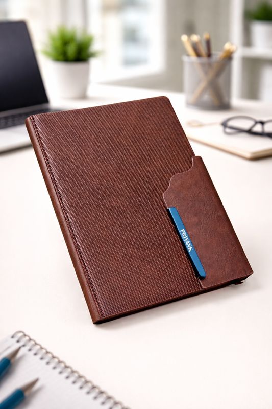 Personalized Strivo Diary - Brown Colour