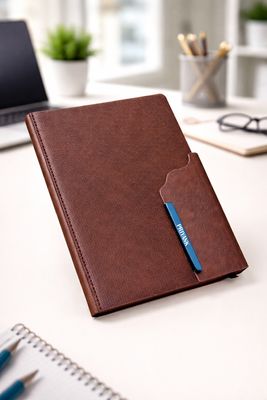 Personalized Strivo Diary - Brown Colour