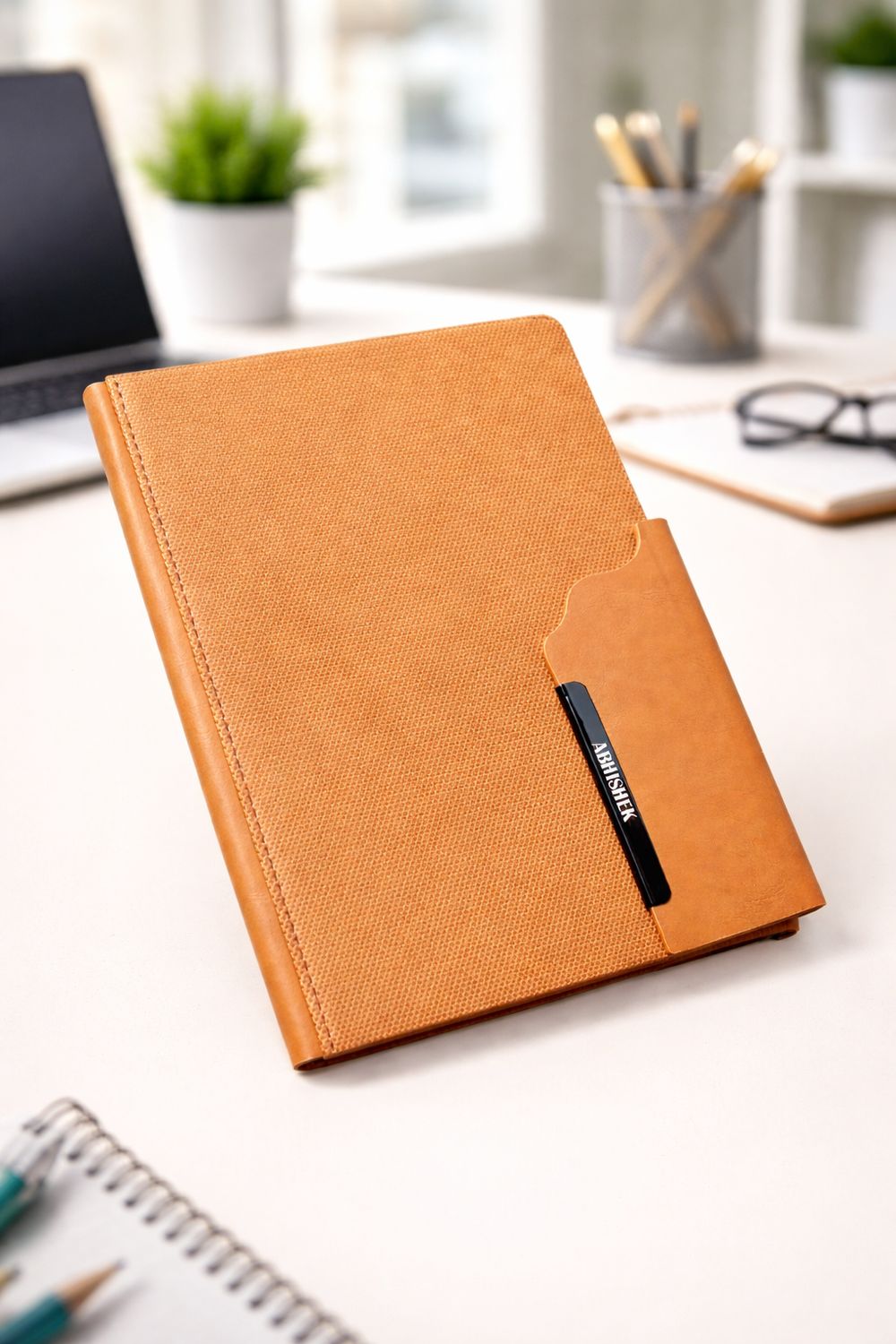 Personalized Strivo Diary - Tan Colour