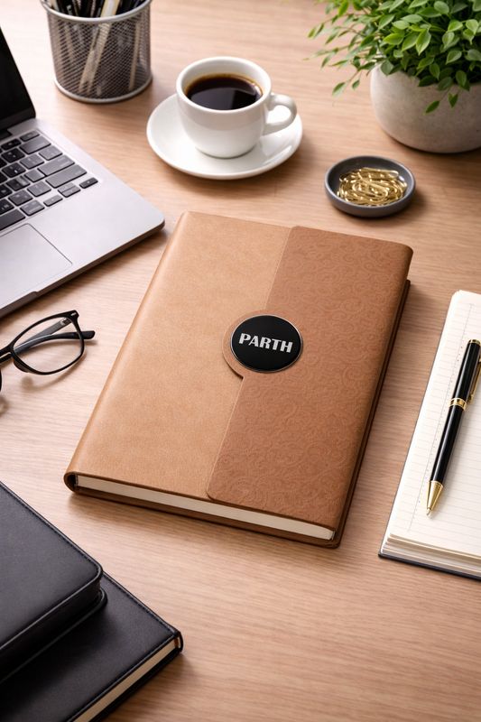 Personalized Boardroom Classic Diary - Classic Toffee Colour