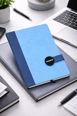 Personalized Executive Slate Diary - Corportate Sky Colour