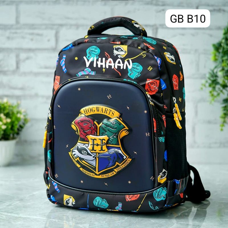 Customized Harry Potter Hogwarts Themed Hard Shell School Bag (17 inches)