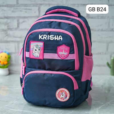 Personalized Unicorn Themed School Bag (16 inches)