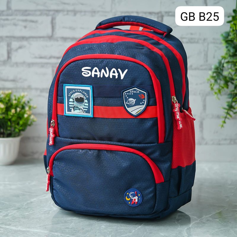 Personalized Space Themed School Bag (16 inches)