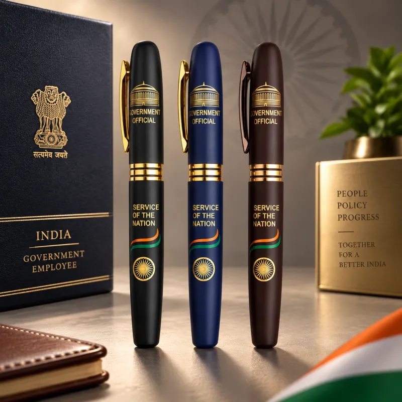 Government Executive Personalised Pen | In Service of the Nation | Premium Luxury Pen with Name Engraving &amp; Luxury Gift Box