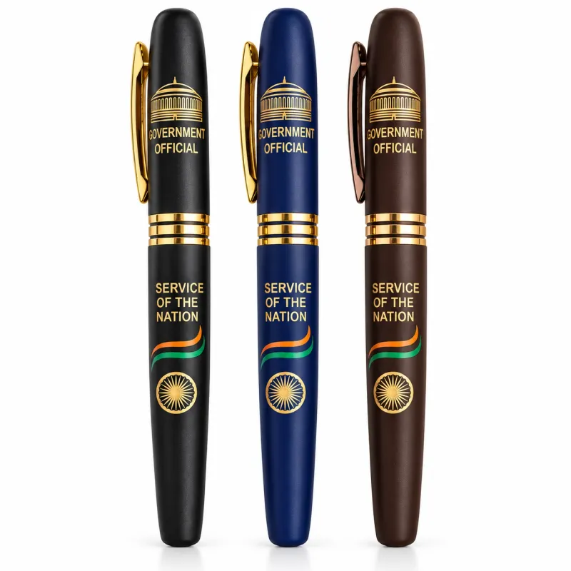 Government Executive Personalised Pen | In Service of the Nation | Premium Luxury Pen with Name Engraving &amp; Luxury Gift Box