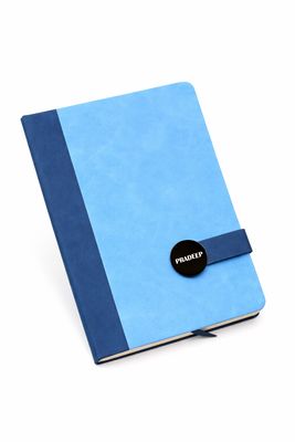 Personalized 4pc Combo - Diary, Pen, Keychain, Cardholder ( Executive Slate Journal - Corporate Sky Colour)