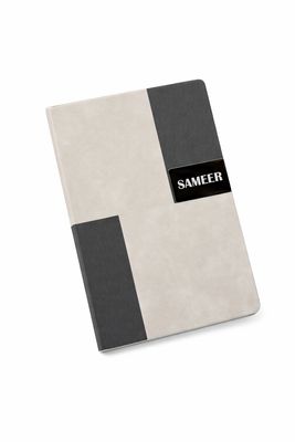 Personalized 4pc Combo - Diary, Pen, Keychain, Cardholder ( Vertex Pro - Titanium Grey Colour)