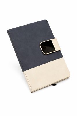 Personalized 4pc Combo - Diary, Pen, Keychain, Cardholder (Duo tone Pro Diary -Charcoal Grey Colour)