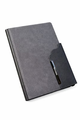 Personalized 4pc Combo - Diary, Pen, Keychain, Cardholder ( Strivo Diary - Black Colour)
