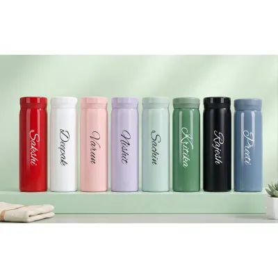 Personalized Slim Thermos Bottle 300ml