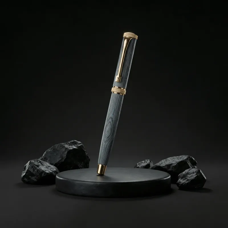 Personalized Imperial Blue Gold Fountain Pen