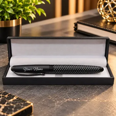 Black Dash Royale Personalized Pen