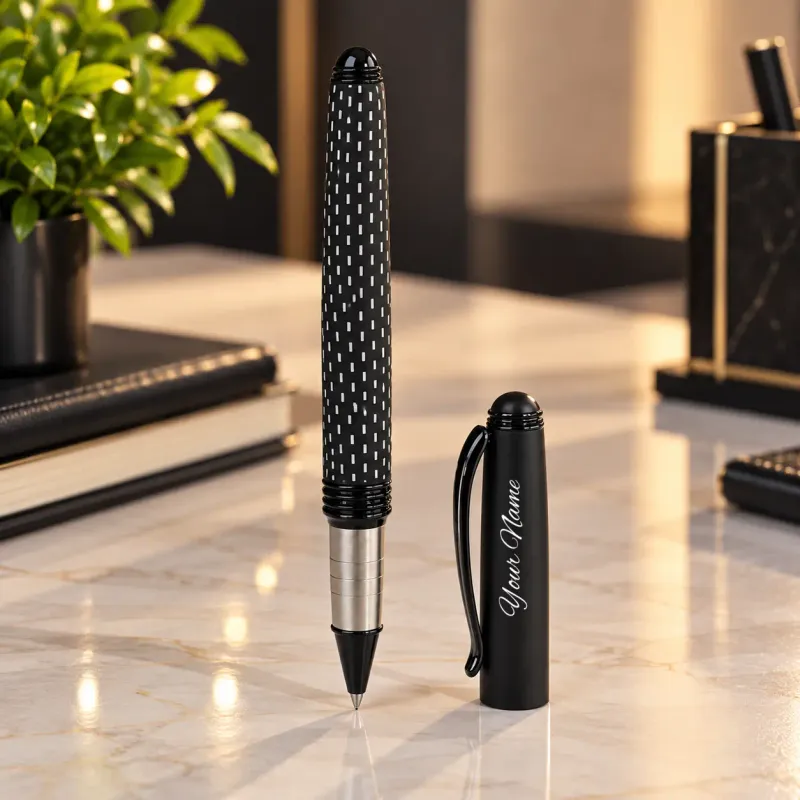 Black Dash Royale Personalized Pen