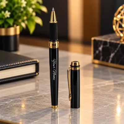 Black Gold Prestige Personalized Pen