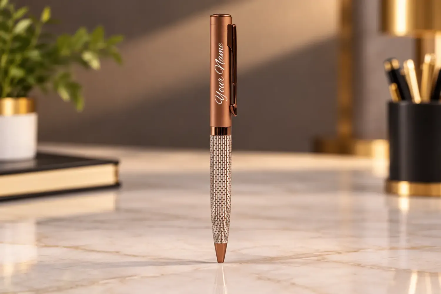 Bronze Brickline Personalized Executive Pen