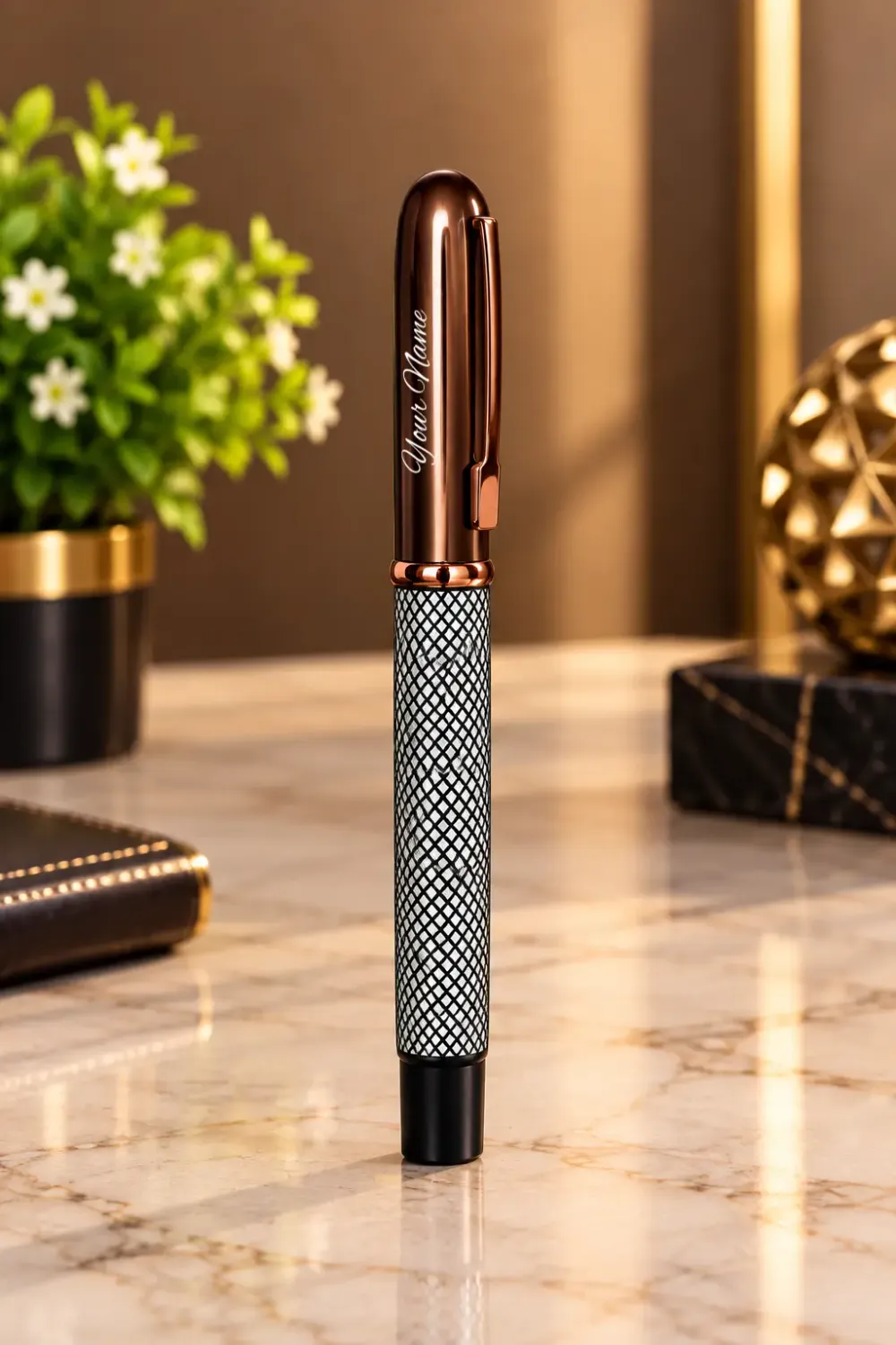 Café Luxe Personalized Pen | Coffee Scented MagSnap Pen