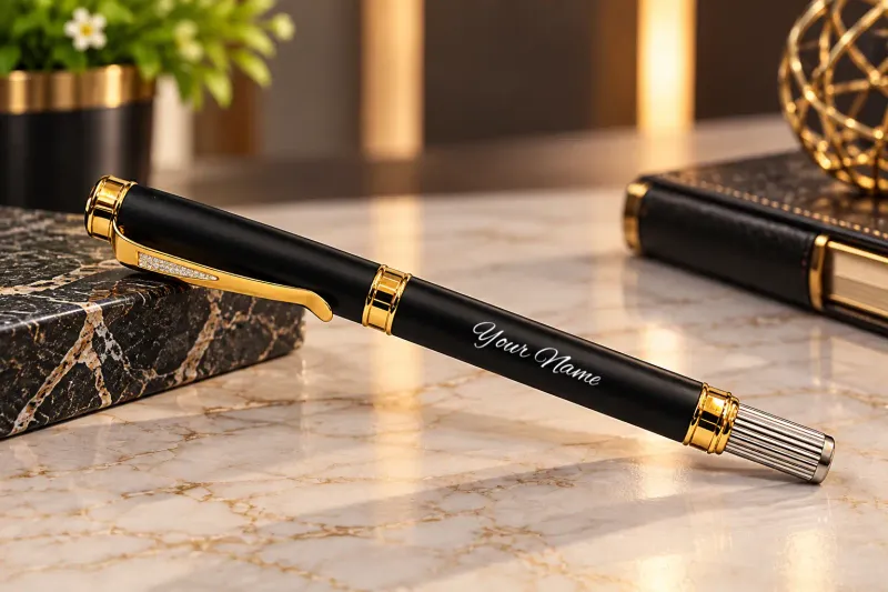 Grandeur Imperial Premium Personalized MagSnap Brass Roller Pen