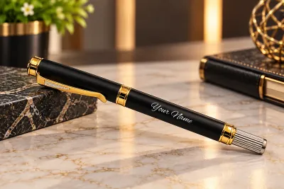 Grandeur Imperial Premium Personalized MagSnap Brass Roller Pen