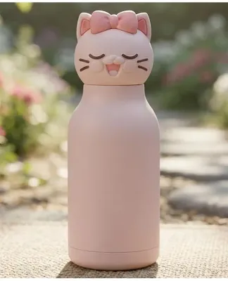 Personalized Chicu Tom Mimi Cat Kitty 3D Animal Water Bottle – 480ml