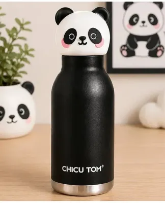 Chicu Tom Bottle – Poko Panda 3D Animal Water Bottle | Personalized Kids Bottle 480ml