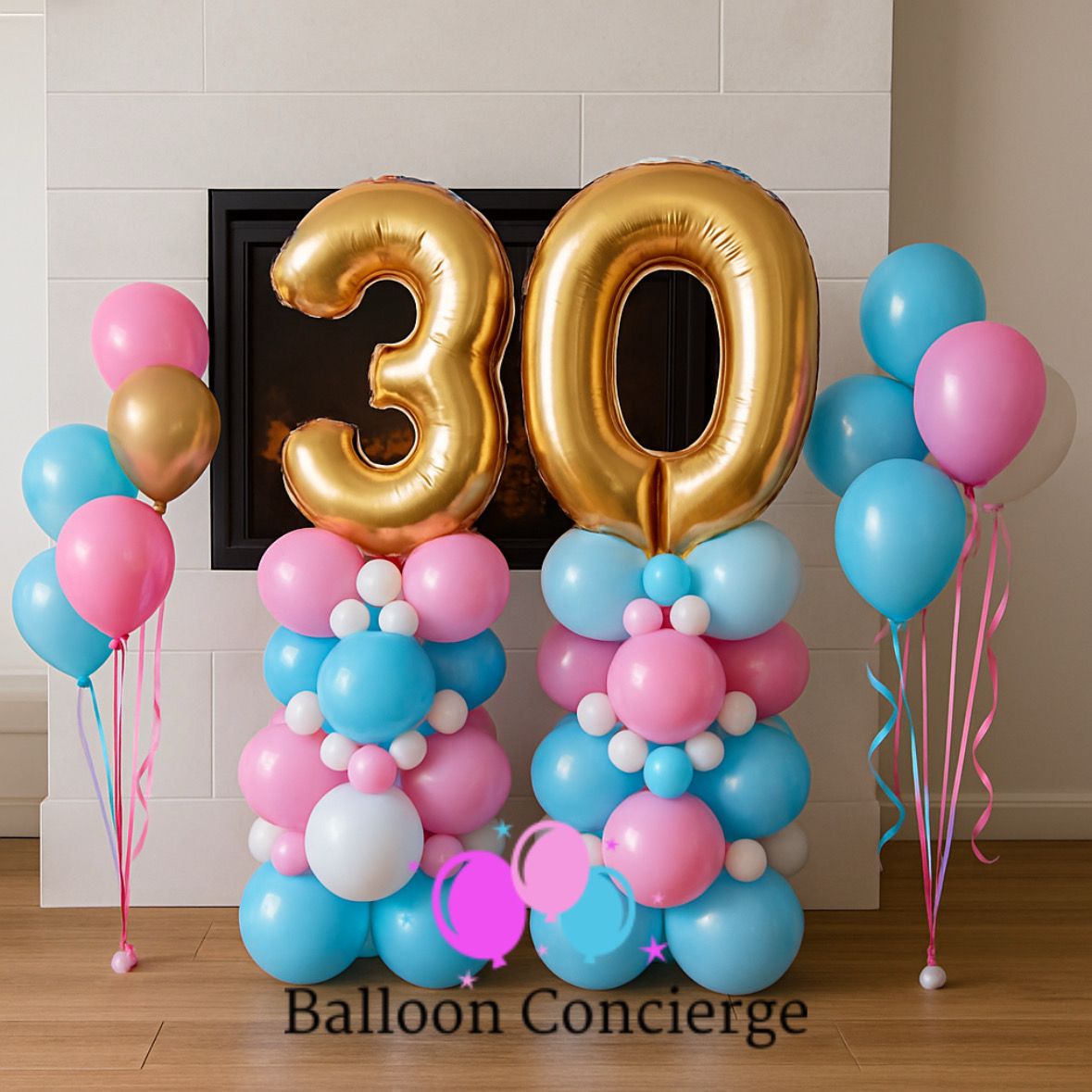 Number pedestals package