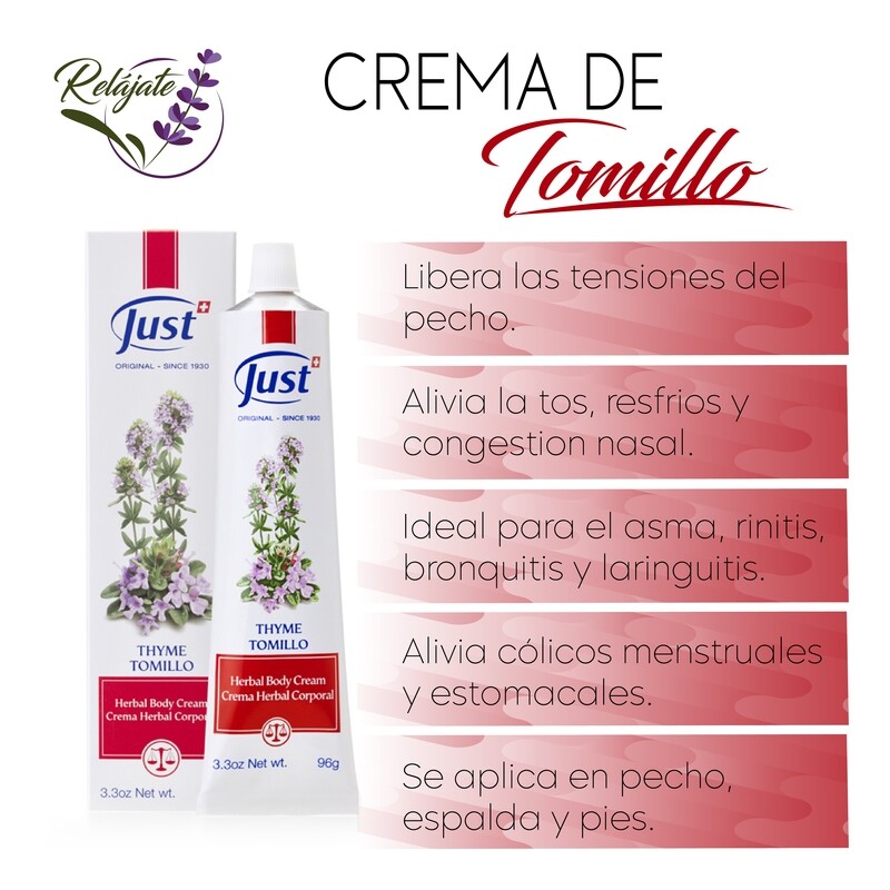 Crema de Tomillo
