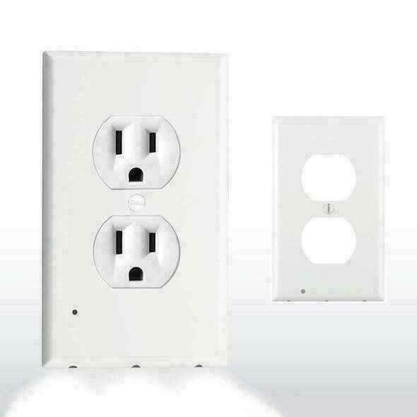 Hirundo Outlet Wall Plate With LED Night Lights
