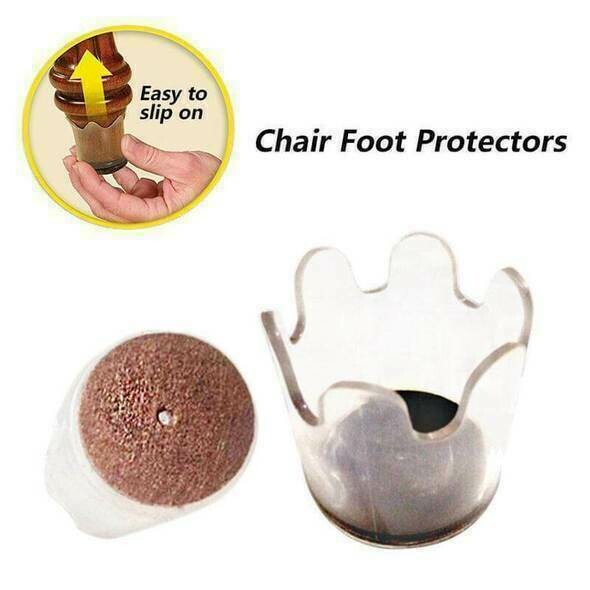 Hirundo Chair Foot Protectors, 8 packs