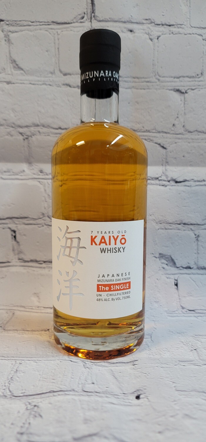Kaiyo The Single 7 year Japanese Whisky 750ml