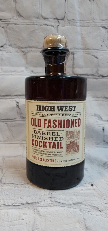 High West Old Fashioned Barrel Finished Cocktail 750ml