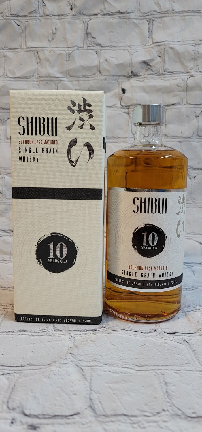 Shibui Single Grain Bourbon Cask Matured 10 year Whisky 750ml